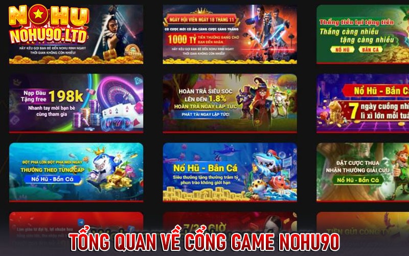 Sơ lược tổng quan về cổng game nohu90 