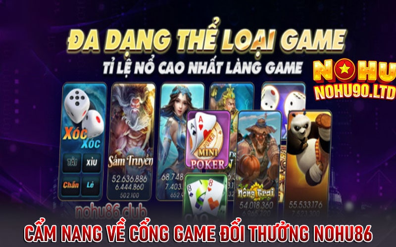 Cẩm nang về cổng game đổi thưởng Nohu86 