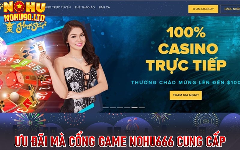 Các chương trình ưu đãi mà cổng game nohu666 cung cấp 