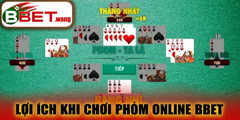 Lợi ích khi chơi Phỏm Online BBET